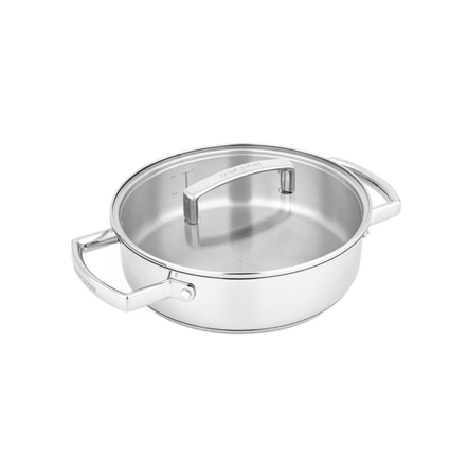 Sauté pan: 24 cm × 7 cm, thickness 0.8 mm signature 3,0L