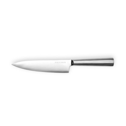 Fauchon – 32.5 cm chef’s knife, short Handle, Mirror finish, with protective sheath